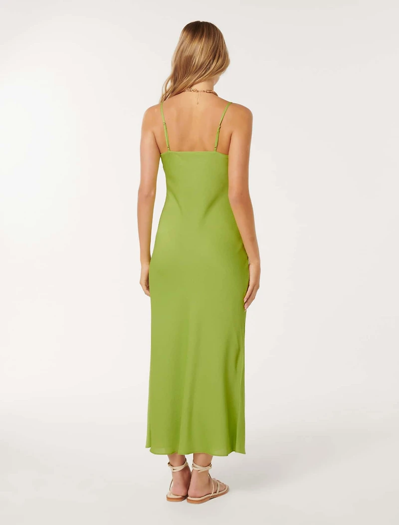 Fern Textured Slip Dress