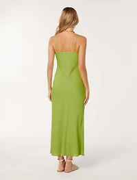 Fern Textured Slip Dress