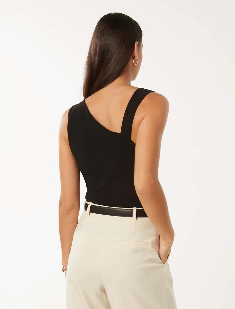 Helene Hardware Detail Crepe Tank