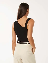 Helene Hardware Detail Crepe Tank