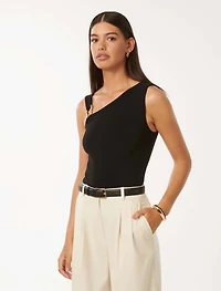 Helene Hardware Detail Crepe Tank