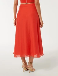 Celeste Formal Midi Skirt