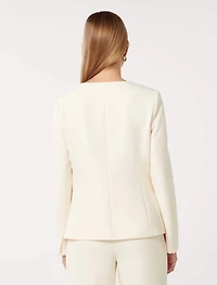 Goldie High-Neck Blazer
