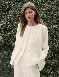 Goldie High-Neck Blazer