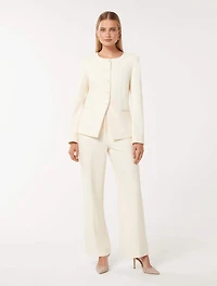 Goldie High-Neck Blazer