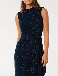 Naomi Heat Seal Maxi Dress