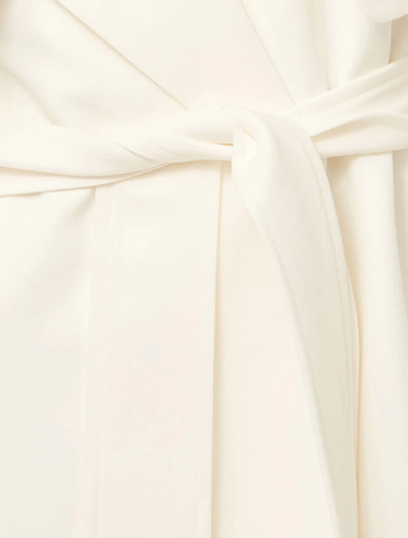 Lauren Crepe Trench Coat