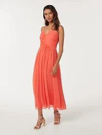 Nakita Petite Ruched Bodice Maxi