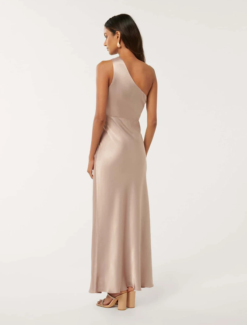 Emily Petite One Shoulder Maxi