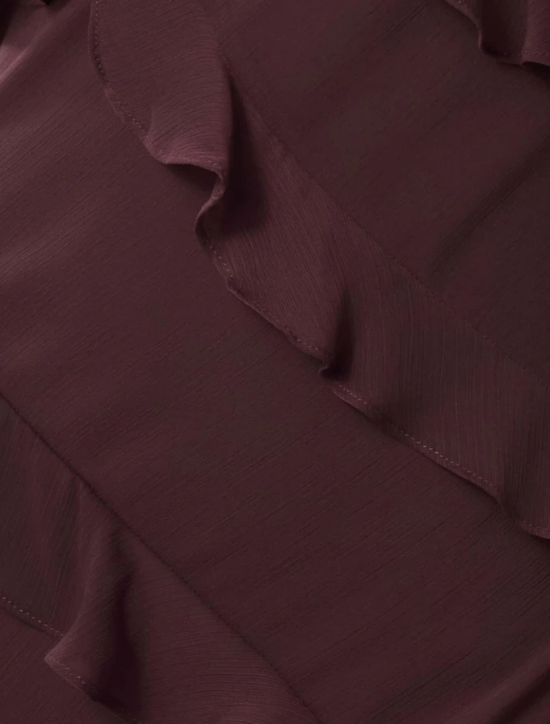 Kimberley Low Back Ruffled Maxi