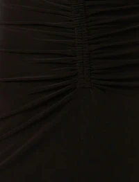 Whitney Gathered Midi Dress