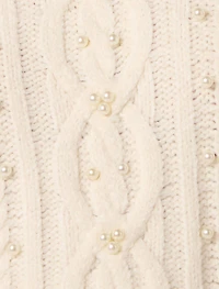 Marie Pearl Embellished Sweater