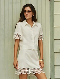 Skye Lace Trim Shirt