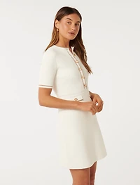 Belle Crepe Knit Dress