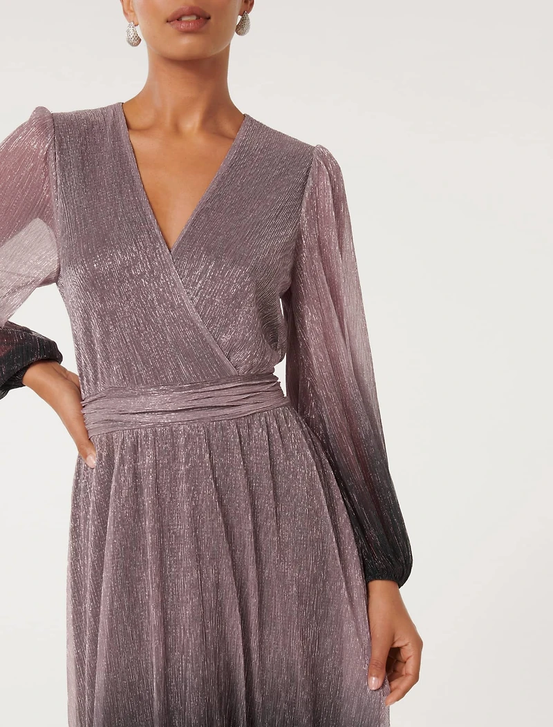 Gisele Ombre Plisse Maxi