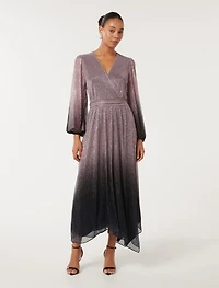Gisele Ombre Plisse Maxi