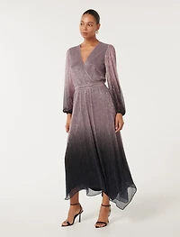 Gisele Ombre Plisse Maxi
