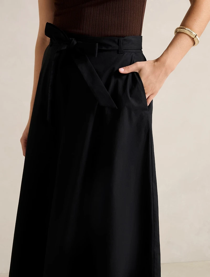Madeleine Belted Midi Skirt