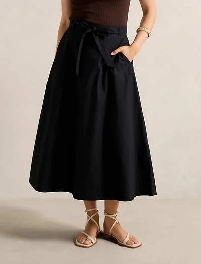 Madeleine Belted Midi Skirt