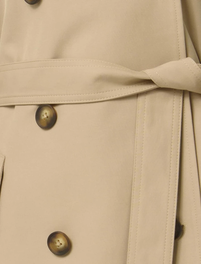 Maggie Petite Water Resistant Trench