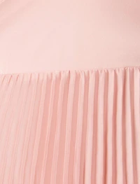 Chloe Petite Pleated Midi Dress