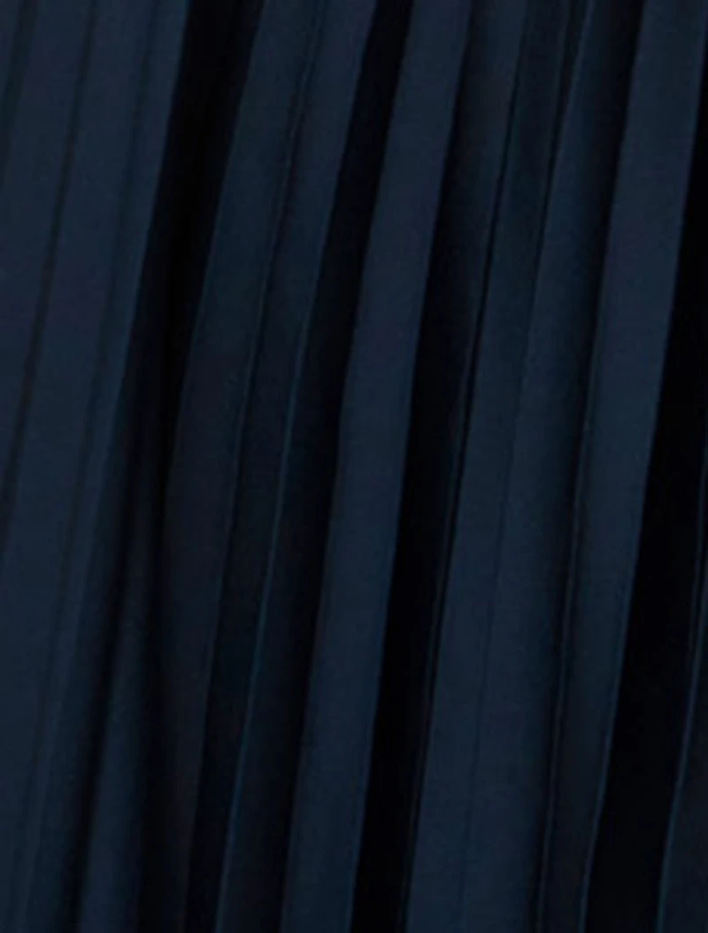 Chloe Petite Pleated Midi Dress