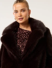 Hunter Maxi Faux Fur Coat