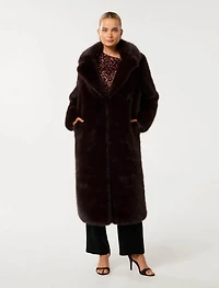 Hunter Maxi Faux Fur Coat