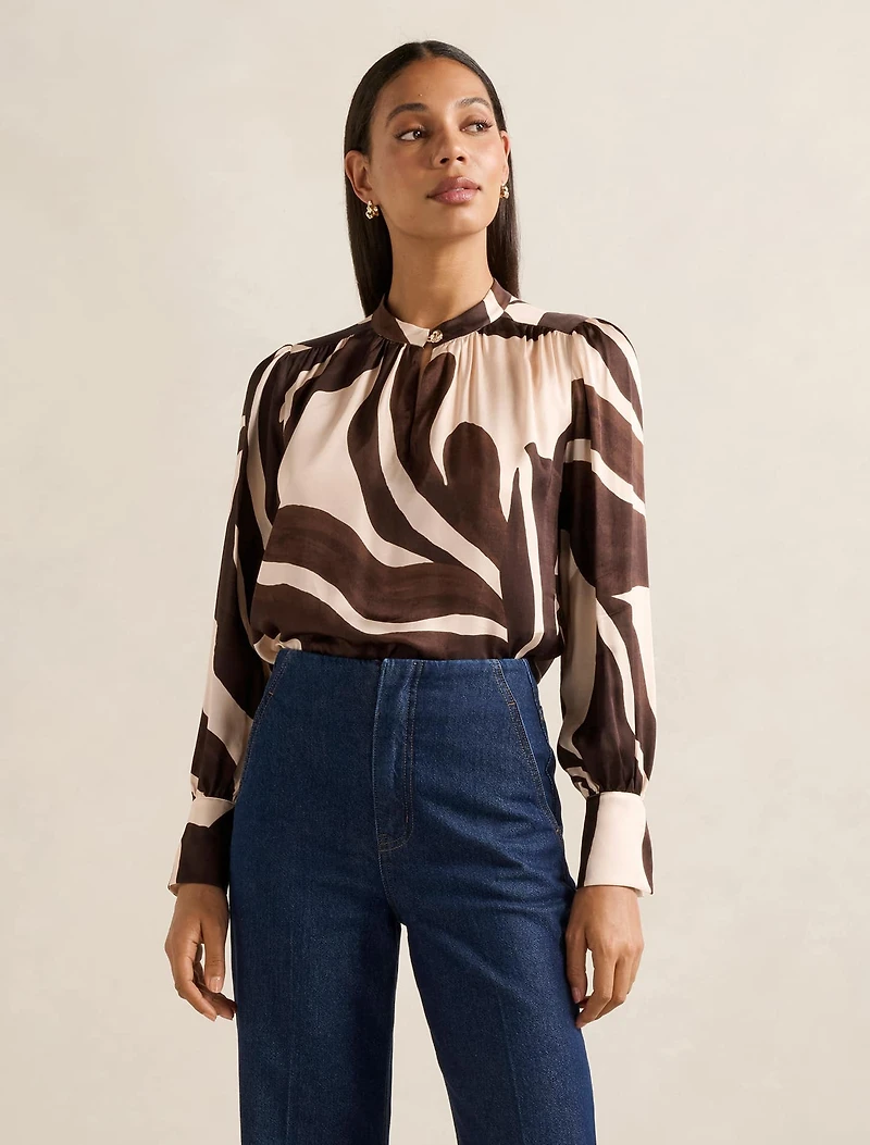 Kai Gathered Detail Blouse