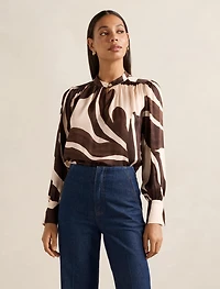 Kai Gathered Detail Blouse