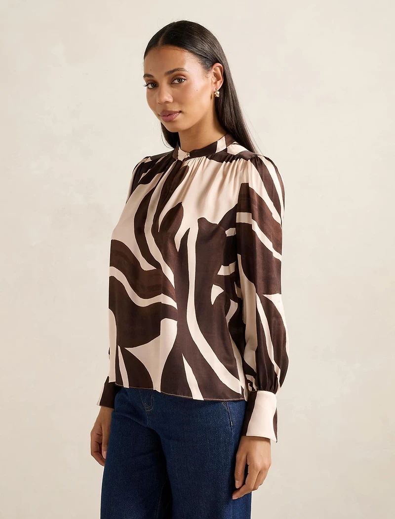 Kai Gathered Detail Blouse