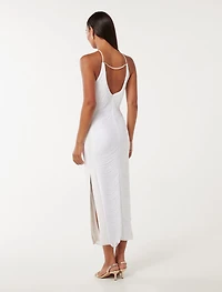 Quinn Fringe Bodycon Maxi