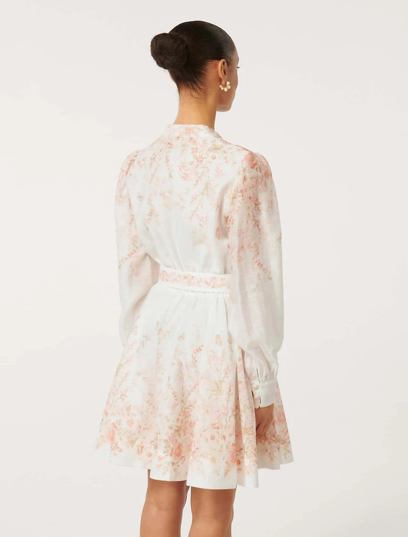 Anastasia Petite Printed Mini Dress