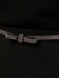 Belle Embellished Bow Mini Skirt