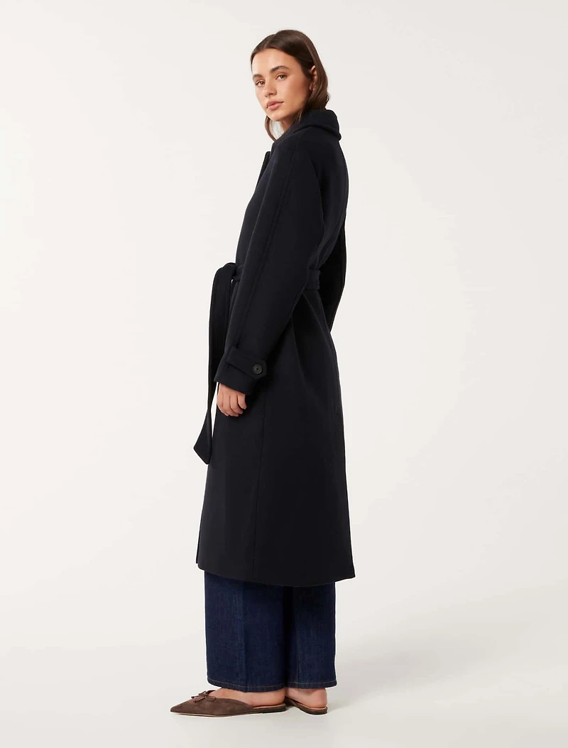 Dallas Single Breasted Wrap Coat