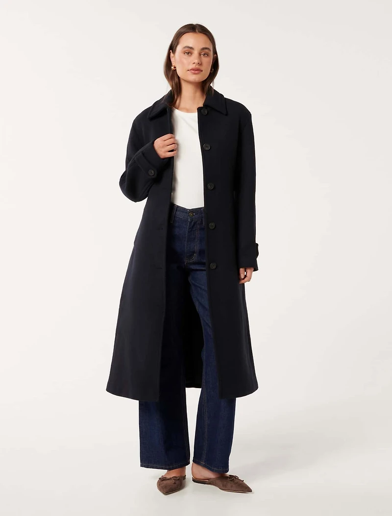 Dallas Single Breasted Wrap Coat