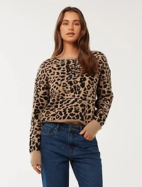 Enola Patterned Knit Sweater