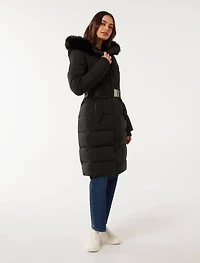 Cori Longline Down Puffer Coat