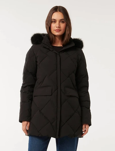Vienna Mid Length Down Puffer