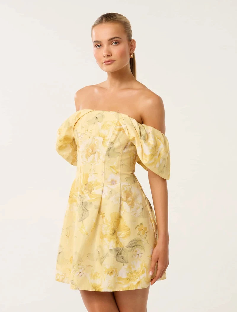 Jacquie Off-Shoulder Mini Dress