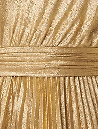 Jayla Metallic One Shoulder Maxi Dress