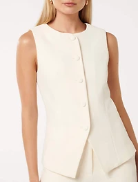 Toni High Neck Waistcoat