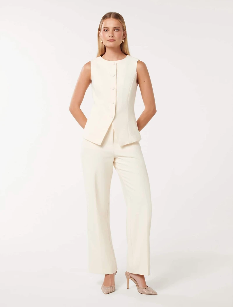 Toni High Neck Waistcoat