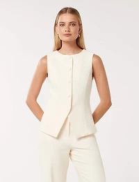 Toni High Neck Waistcoat