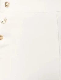 Kehlani Button Wide Leg Pant