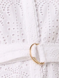 Bryony Embroidered Shirt Mini Dress