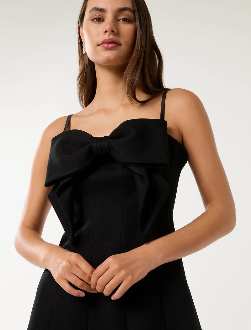 Hayley Bow Front Mini Dress