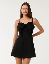 Hayley Bow Front Mini Dress