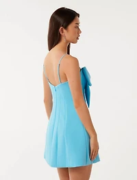 Hayley Bow Front Mini Dress