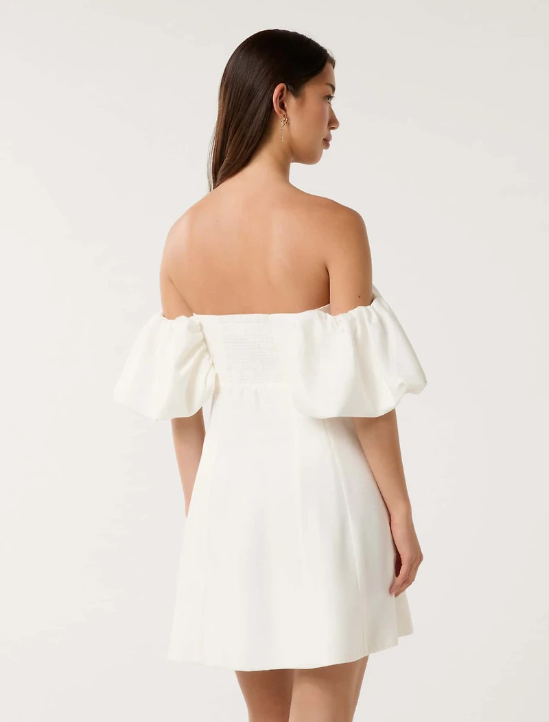 Aminah Off Shoulder Mini Dress